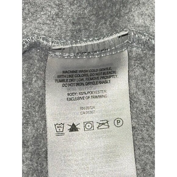 Columbia Fleece Long Sleeve Full Zip Grey Women's Jacket Size Medium - Picture 7 of 7